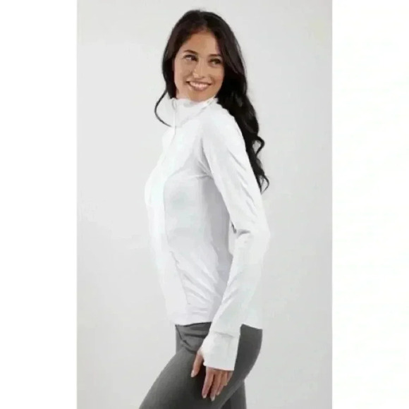 NWT 90 Degree  By Reflex - Women's Lux Slim Fit Track Jacket L - Picture 2 of 9